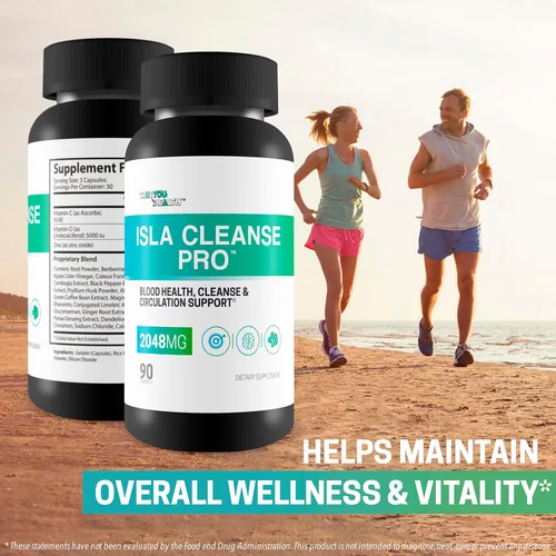 Miniatura 3 de Isla Cleanse Pro - Nuestro mejor suplemento de desintoxicación de limpieza de cuerpo completo para la salud de las venas y las arterias - Limpieza