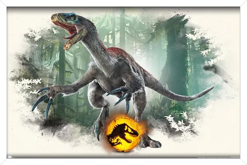 Miniatura 12 de Trends International Jurassic World: Dominion - Póster de pared focal Therizinosaurus, 22.375 x 34 pulgadas, versión premium sin marco