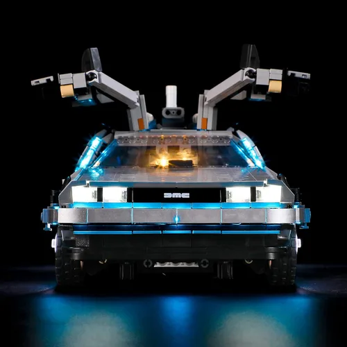 Miniatura 6 de BRIKSMAX Luz para Back-to-The-Future-Time-Machine 10300 - Kit de iluminación LED compatible con Lego Creator Expert - No incluye el set de Lego