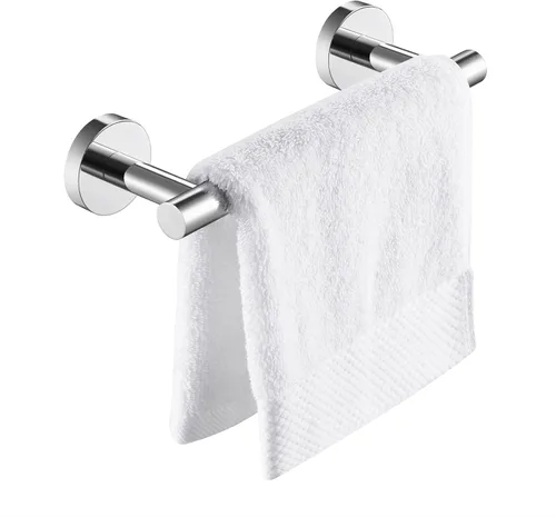 Miniatura 9 de Toallero Kes A2000-P, barra redonda de acero inoxidable para cocina, estilo moderno, barra suspendida para cajón, para toalla de mano