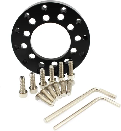 Miniatura 5 de Kit de modificación de anillo de repuesto para volante PCD de 2.756 in para Logitech G25 G27 G920 Adaptador de rueda Sparco Momo