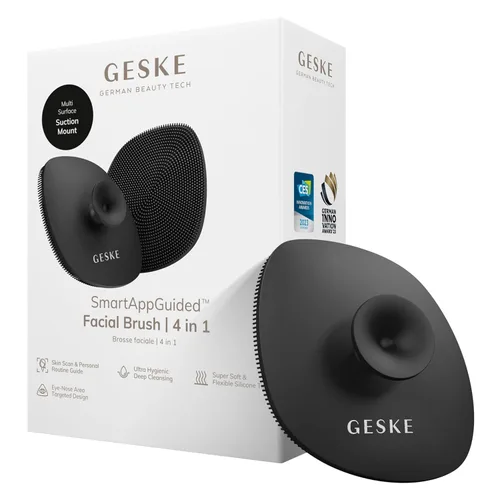Miniatura 10 de GESKE SmartAppGuided Cepillo facial profesional 4 en 1 Mango de silicona suave para una limpieza suave Cuidado de la piel de rutina