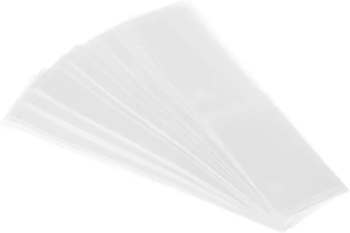 Miniatura 8 de PATIKIL Bandas retráctiles perforadas de 6.102 x 1.575 in, paquete de 400 bandas termocontraíbles de PVC para tapas de diámetro de 3.74 a 3.82