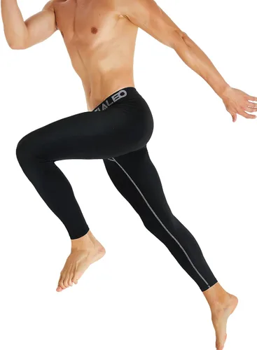 Miniatura 3 de TELALEO Paquete de 6, 5 o 4 pantalones de compresión para hombre, mallas deportivas, de rendimiento atlético, capa base, entrenamiento, correr