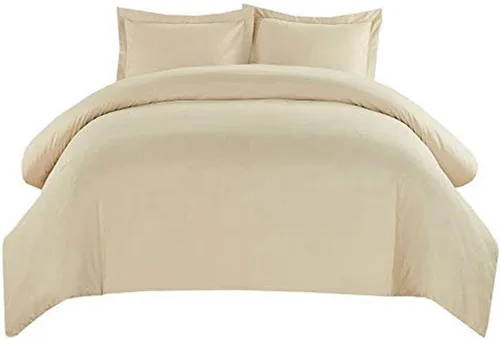 Miniatura 15 de Royal Hotel Bedding Funda de edredón de 500 hilos, 100% algodón, cierre de botón, suave y fresco, juego de funda de edredón de 2 piezas, tamaño Negro