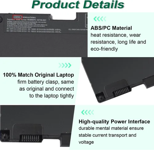 Miniatura 3 de DMKAOLLK CS03XL - Batería para portátil HP EliteBook 840 850 755 745 G3 G4 ZBook 15u G3 G4 Series 800513-001 800231-1C1 800513-001 CS03 CS03046XL