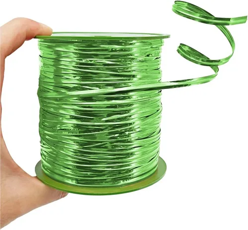 Miniatura 13 de HAHIYO 100 yardas/300 pies/91M Lazos de torsión de metal púrpura para pan, caramelo, café, bolsas de regalo, envoltorios de regalo, plástico, fiesta