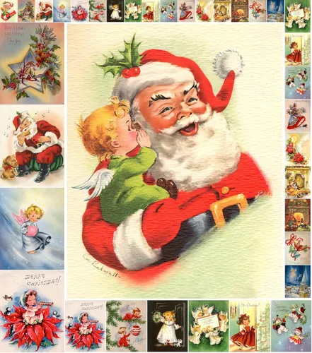 Miniatura 18 de Decoupage - Paquete de papel (35 hojas de 6 x 8 pulgadas), aldeas victorianas frías de invierno y cielos nocturnos increíbles, Navidad, FLONZ