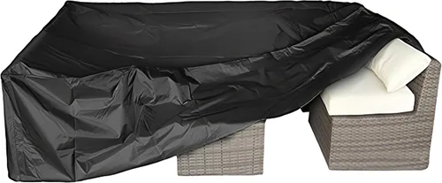 Miniatura 10 de Fundas para Juego de Muebles de Patio Impermeables Funda para Juegos de Conversación de Patio Funda para Sofá Seccional de Exterior Fundas