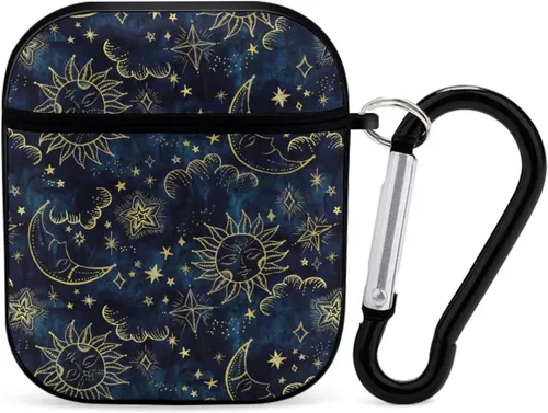 Miniatura 10 de Funda protectora de silicona compatible con AirPods 2 y 1 (camuflaje militar de camuflaje frío)