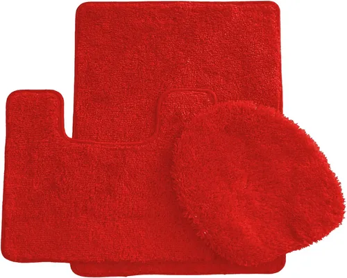 Miniatura 9 de Daniel's Bath - Tapete de baño de lujo sólido de 3 piezas, color verde oliva, 3 unidades (3 piezas de lujo sólido)