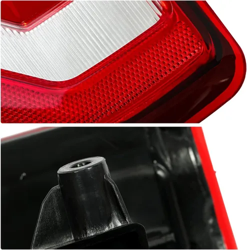 Miniatura 4 de HECASA Luz trasera izquierda compatible con faros traseros Ford F-150 2018-2020 de repuesto para JL3Z-13405-H FO2800265C FO2800265 lente roja