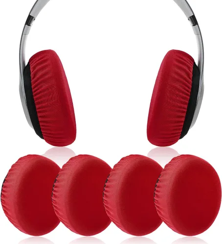 Miniatura 9 de Protectores de tela flexible para los oídos, elásticos y lavables para Beats Studio 3/2, Bose QC35 25 15 y otros auriculares con almohadillas de 3 a