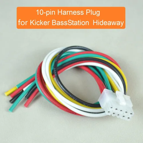 Miniatura 3 de Enchufe de arnés de 10 pines compatible con Kicker BassStation Hideaway 11HS8 46HS10 11PHD12 11PH12 HS8 PT10 PT250 11PT8