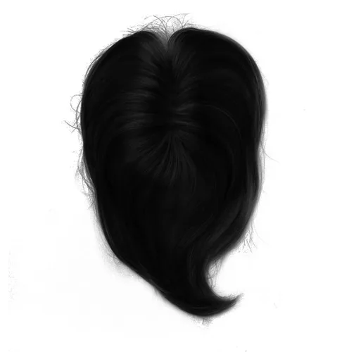Miniatura 5 de Raquel Welch Chameleon Hair Topper Color R1 Negro Pelucas De Las Mujeres Sintético Monofilamento Base Clip En Bang Hairpiece Fringe