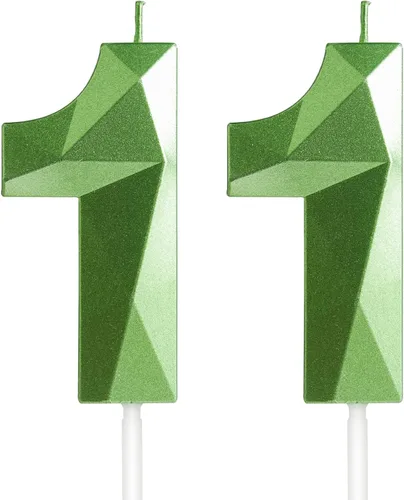 Miniatura 328 de Velas de cumpleaños número 15, velas número 15, velas de feliz cumpleaños de oro rosa para pastel, decoraciones de cobertura de pastel de diseño 3D