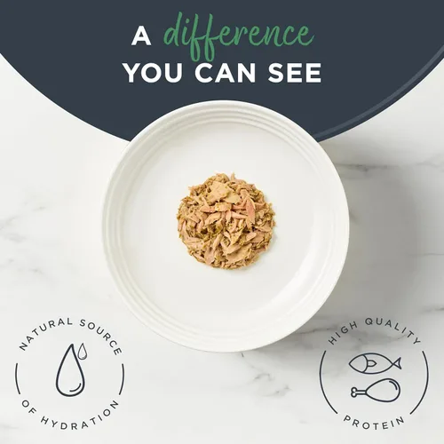 Miniatura 2 de Reveal Alimento húmedo natural para gatos, 24 unidades, sin granos, alimento enlatado de ingredientes limitados para gatos, atún con algas marinas