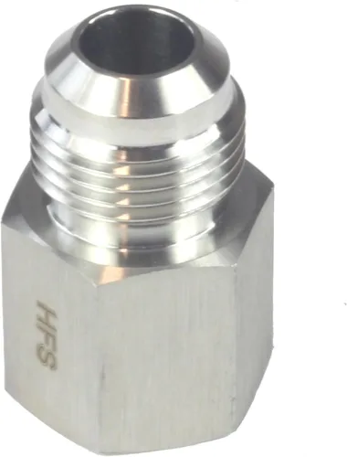 HFS (R) 3/8" hembra NPT a 1/2" macho SAE tubo adaptador reductor acero inoxidable 304