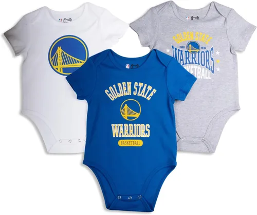 Ultra Game Conjunto de cuerpo para bebé de la NBA oficial para jóvenes, súper suave, de algodón, paquete de 3 Creeper