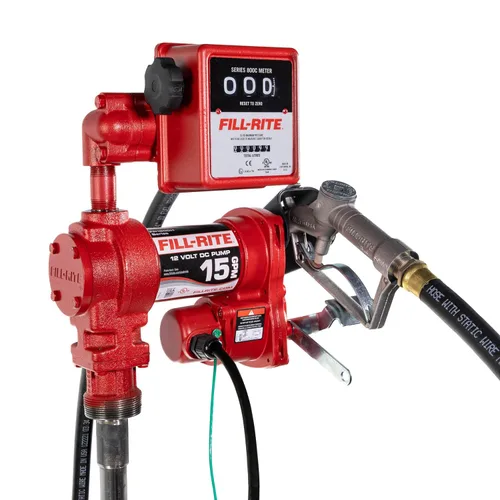 Miniatura 13 de Fill-Rite FR1204H - Bomba de transferencia de combustible de 12 V, 15 GPM (modelo sólo bomba) Gasolina, diésel, queroseno, mezclas de etanol