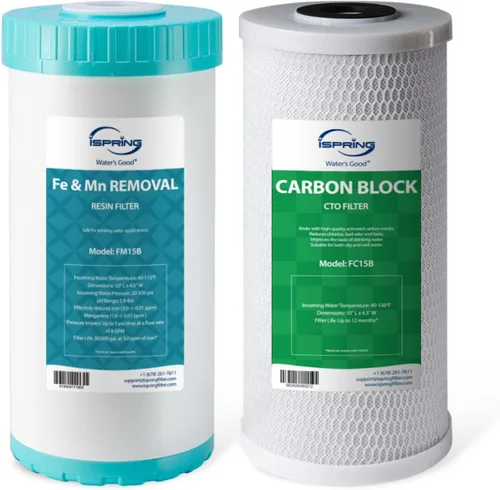 Miniatura 8 de iSpring Sistema de filtro de agua US21B de alta capacidad para debajo del fregadero con mangueras mejoradas, elimina PFAS, PFOA/PFOS, cloro, hierro