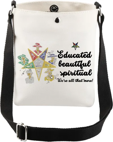 CMNIM Orden de la Estrella del Este, regalo de estrella del este, bolsa de cosméticos educada hermosa hermana espiritual regalo de hermandad para