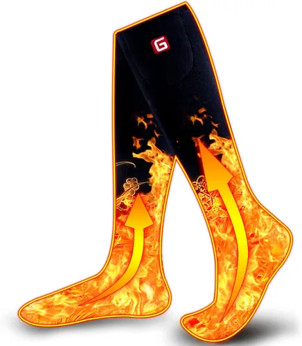 Calcetines eléctricos para hombre y mujer, con batería recargable y calefacción, con aislamiento térmico para invierno. Calcetines térmicos para