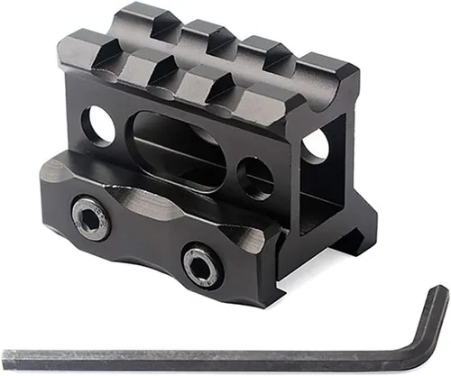 Tatical Picatinny - Soporte elevador de perfil alto, 1 pulgada de alto perfil para mira micro refleja punto rojo alcance