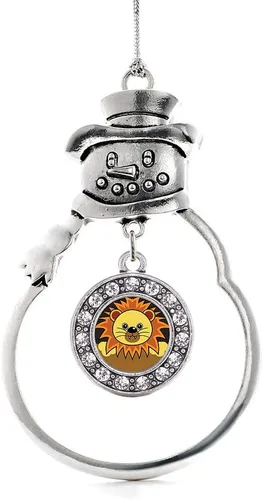 Miniatura 8 de Inspired Silver - Roller Queen - Adorno de Navidad plateado - Adorno circular para árbol de Navidad con circonita cúbica - Decoración colgante