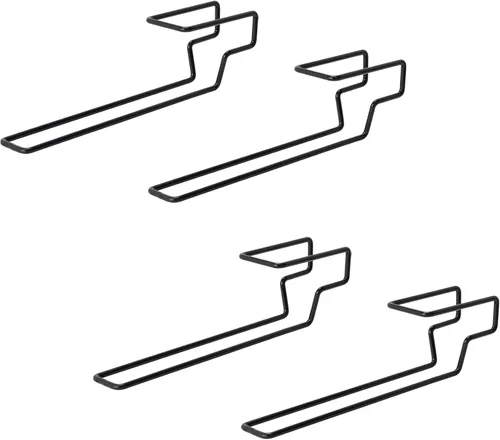Adoreal Soporte universal para revistas, paquete de 2 estantes seguros para debajo de la pistola, organizador seguro para armas y accesorios,