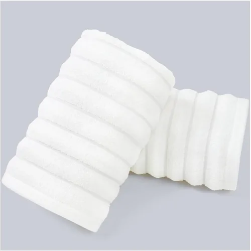 Miniatura 13 de Jacquotha Paquete de 2 toallas de mano de baño (negra) acanaladas, toallas faciales de algodón para habitación de invitados y spa, 13 x 29 pulgadas