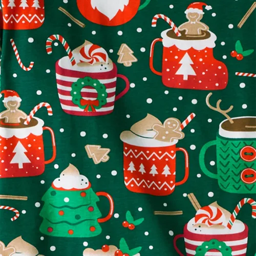 Miniatura 2 de The Children's Place Pijama de Navidad unisex para bebé, algodón