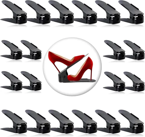 Miniatura 10 de Neprock Organizador de Ranuras para Zapatos, Organizador de Almacenamiento de Zapatos Estante para Zapatos para Organización de Closet, Organizador