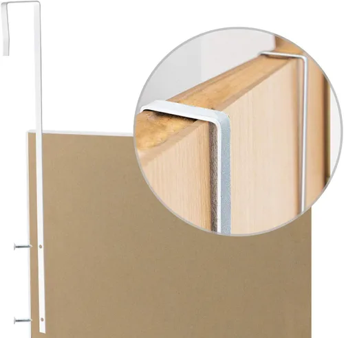 Miniatura 5 de MIRUO - Espejo de pared para colgar sobre la puerta, marco de poliestireno para baño, dormitorio, sala de estar, dormitorio y más