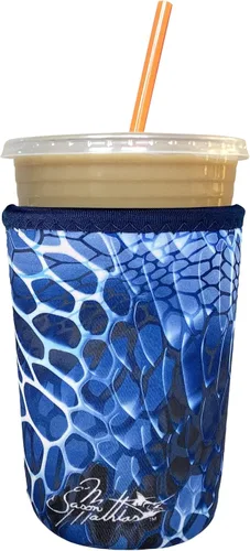 Miniatura 57 de Funda Koverz para café helado, funda aislante de neopreno para taza, se ajusta a una taza de café de 32 Oz., lavable y reutilizable, accesorios