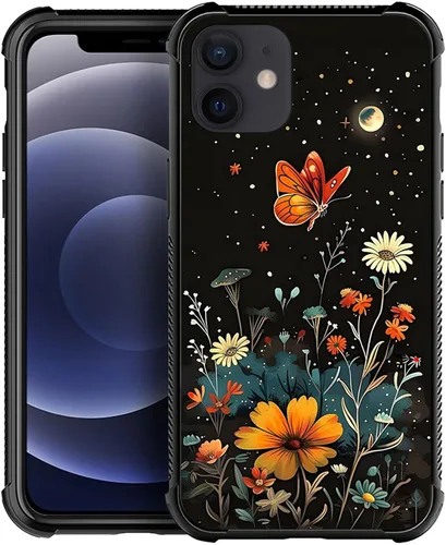 Miniatura 12 de ZHEGAILIAN Funda compatible con iPhone 11, fundas de cristal de color caballo de baile, parte trasera de vidrio templado+funda protectora