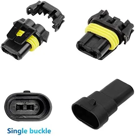 Miniatura 4 de 9006 9005 HB4 HB3 - Conector impermeable macho y hembra, adaptador de cable para faros delanteros, luces antiniebla, 5 pares