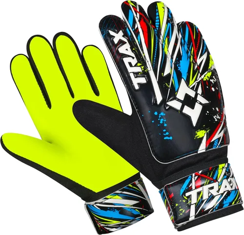 Miniatura 8 de Guantes de portero de fútbol para niños, jóvenes y adultos, guantes de portero de fútbol con látex de 0.157 pulgadas (0.157 in) antideslizantes