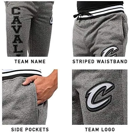 Miniatura 6 de Ultra Game NBA - Pantalones deportivos de forro polar suave para hombre activo