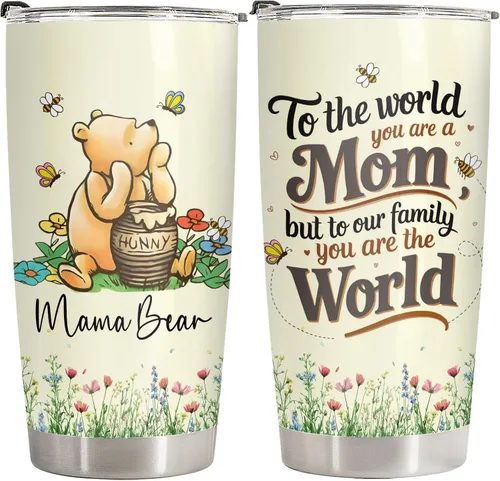 Miniatura 20 de 34HD Regalo para el Día de la Madre para mamá con autismo – Vaso irrompible para mamá con conciencia sobre el autismo, taza para mamá