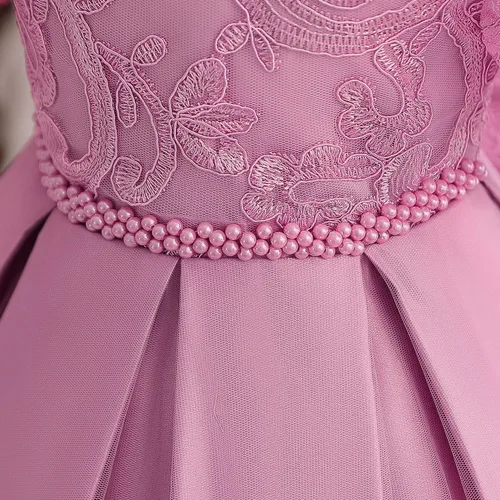 Miniatura 4 de NNJXD - Vestido de princesa de tul con flores, para usar en bodas, para niñas pequeñas y bebés
