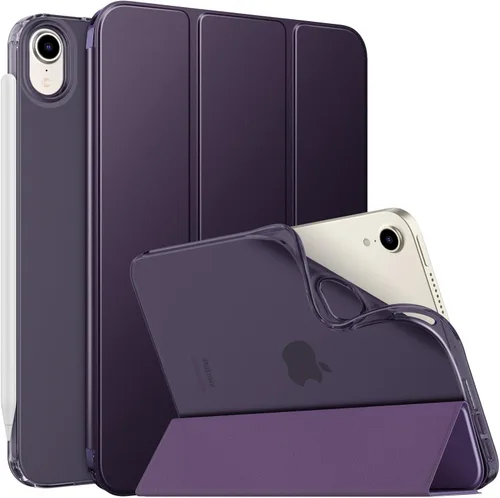 Miniatura 16 de MoKo Funda para el nuevo iPad mini 7 (A17 Pro) 2024, Funda para iPad mini de 6ª generación 2021 (21,08 cm), Funda para iPad mini 6, Funda trasera