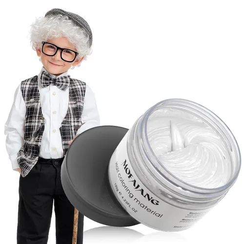 Miniatura 15 de Cera Temporal Negra para el Cabello - SOVONCARE Tinte Lavable para el Cabello para Hombres y Mujeres, Fijación Todo el Día, Arcillas Desechables