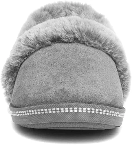 Miniatura 3 de Skechers Cozy Campfire-Team Toasty - Pantuflas de microfibra con forro de piel sintética para mujer