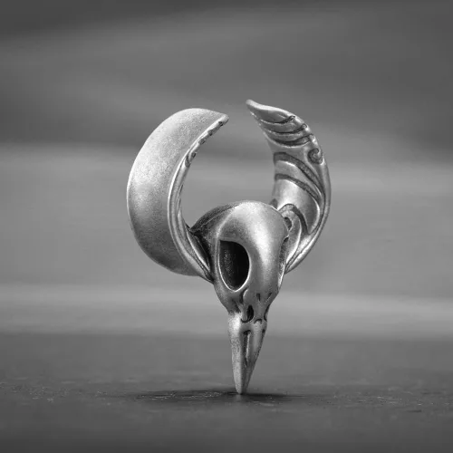 Miniatura 4 de 2 piezas de apertura de túneles de oreja, cuernos de calavera, calibre de oreja, piercing expansor, estirables, joyería de moda, piercing corporal