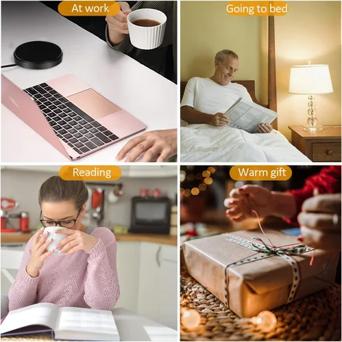 Miniatura 7 de Juego de Calentador de Tazas de Café, Calentador de Café Inteligente para Escritorio con Apagado Automático, Calentador de Tazas para Uso en Oficina