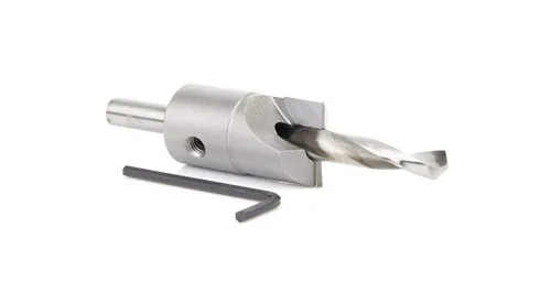 Miniatura 3 de Amana Tool 55145 Atornillado con punta de carburo sin vástago con taladro en espiral lento 1-1/8" D x 1/2" taladro