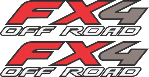 GOLD HOOK FX4 - Calcomanías todoterreno compatibles con Ford F-150 F-250 F-350 2015-2024 – Pelar y pegar – Juego de 2