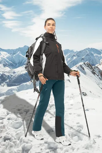 Miniatura 7 de PERSIT Women's Snow Ski Waterproof Windproof Fleece Lined Cargo Hiking Pants