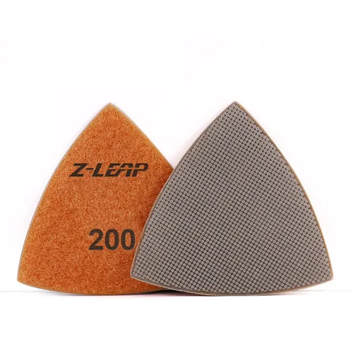 Miniatura 7 de Almohadillas de lijado de diamante triangular para herramientas oscilantes Discos de pulido de hojas de papel de lija 3 "(80 mm) grano 120
